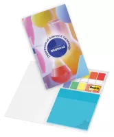 Post-it® Transparent Notes + Flag set in Custom Printed Cover