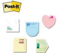 Post-it® Custom Printed Notes Shapes — Small - 25 sheet