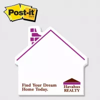 Large Post-it® Custom Printed Notes Shapes (25 Sheets) 2 Spot Colors