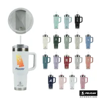 Pelican Porter 40 oz. Recycled Double Wall Stainless Steel Travel Tumbler
