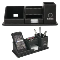 Oxford Desk Organizer w/Phone Holder