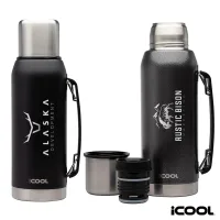 iCOOL Silverton 34 oz. Double Wall, Stainless Steel Water Bottle