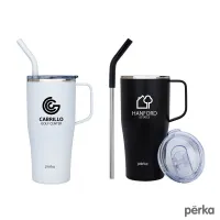 Perka Clayton 20 oz. Double Wall, Stainless Steel Travel Mug