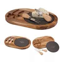 Bon Appetit Slate Cheese Set