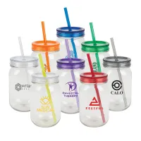 Bootlegger II 27 oz. RPET Mason Jar Tumbler