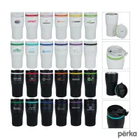 Perka Cortado 12 oz. Double Wall Recycled Stainless Steel Coffee Tumbler
