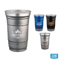 Top Cup 20 oz. Recycled Aluminum Stadium Cup