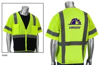 Class 3 Five Pocket Black Bottom Front Value Vest