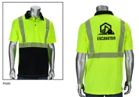 Class 2 Polo Shirt with Black Bottom Front