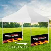 Half Walls for 10' Tent Full Color (PAIR) Double Sided Printed
