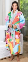 Sublimated Shawl Collar Robe, S/M