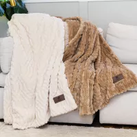 Textured Microfleece Blanket