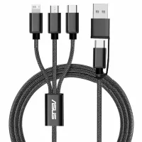 Connect Reach 5' 3-in-1 Braided Charging Cable