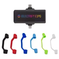 1800 mAh Power Bank with 2 Built-In Connectors
