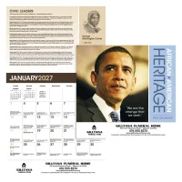 Triumph® Calendars African-American Heritage Barack Obama Calendar