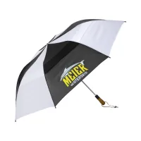Shed Rain™ Windjammer® 58" Vented Wooden-Handled Auto-Open Jumbo Compact Umbrella