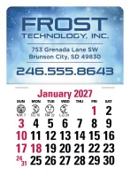 Triumph® Calendars Press-N-Stick Full-Color Header Standard Calendar