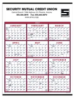 Triumph® Calendars Span-A-Year Calendar