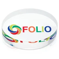 JAFFA® Oval Acrylic Paperweight