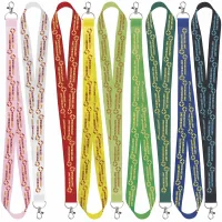 Universal Source® 1" Satin Screen Print Lanyard
