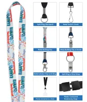 Good Value™ 3/4" Fine-Print Lanyard