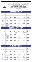 Triumph® Calendars 3-Month Planner (4-Sheet)