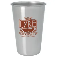 Stainless Pint Glass - 16 oz.