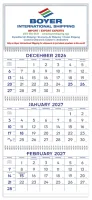 Triumph® Calendars Blue & Grey Commercial Planner