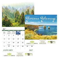 Good Value™ Glorious Getaways - Stapled Calendar