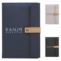 Good Value™ Two-Tone Journal with Leather Closure