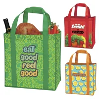 Universal Source® Laminated Non-Woven Grocery Tote