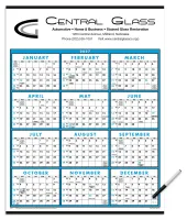 Triumph® Calendars Span-A-Year (Laminated with Marker) Calendar