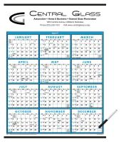 Triumph® Calendars Span-A-Year (Laminated with Marker) Calendar