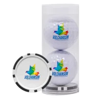 2-Ball, 1-Poker Chip Par Pack