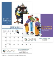 HotLine® Products Norman Rockwell Appointment Calendar - Stapled