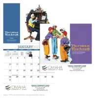 HotLine® Products Norman Rockwell Appointment Calendar - Stapled