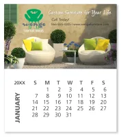 Good Value™ Business Card Magnet with 12-Sheet Calendar