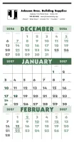Triumph® Calendars 3-Month Planner (12 Sheet)