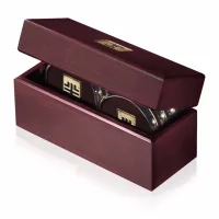 JAFFA® Six Coasters with Solid Cherry Chest