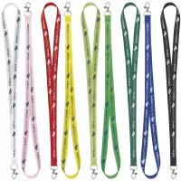 Universal Source® 5/8" Satin Screen Print Lanyard