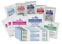 Good Value™ Frosty Stripe Deluxe First Aid Kit - 15 Piece