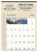 Triumph® Calendars Decorator Memo (Tan) Calendar