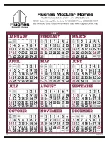 Triumph® Calendars Big Numbers Span-A-Year Calendar