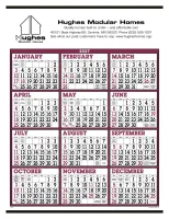 Triumph® Calendars Big Numbers Span-A-Year Calendar