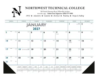 Triumph® Calendars Blue & Black Desk Pad with Vinyl Corners