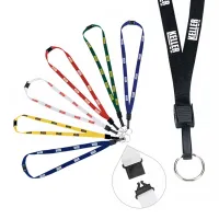 1/2" Breakaway Lanyard with Key Ring