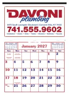 Skinner & Kennedy® Billboard Apron Calendar