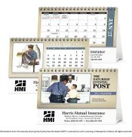 Triumph® Calendars The Saturday Evening Post Illustrations by Norman Rockwell Desk Calendar
