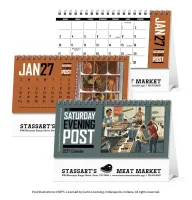 Triumph® Calendars The Saturday Evening Post Desk Calendar