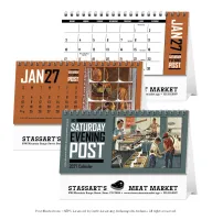 Triumph® Calendars The Saturday Evening Post Desk Calendar